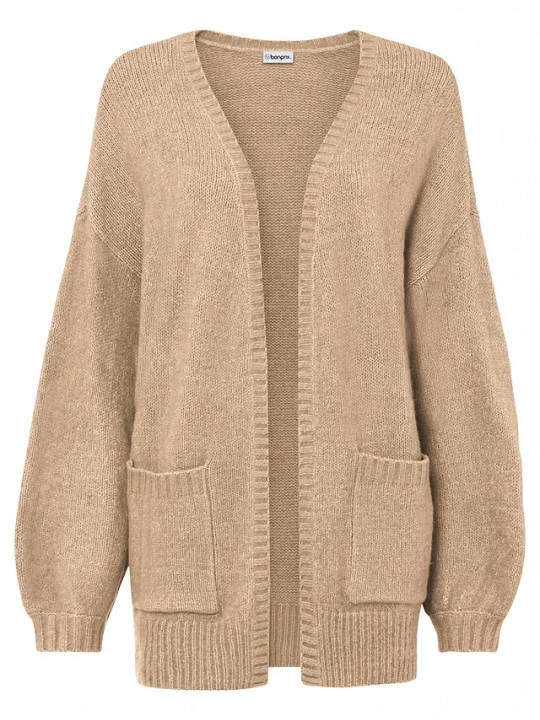 Obrázek produktu Kardigan oversize BonPrix beżowy
