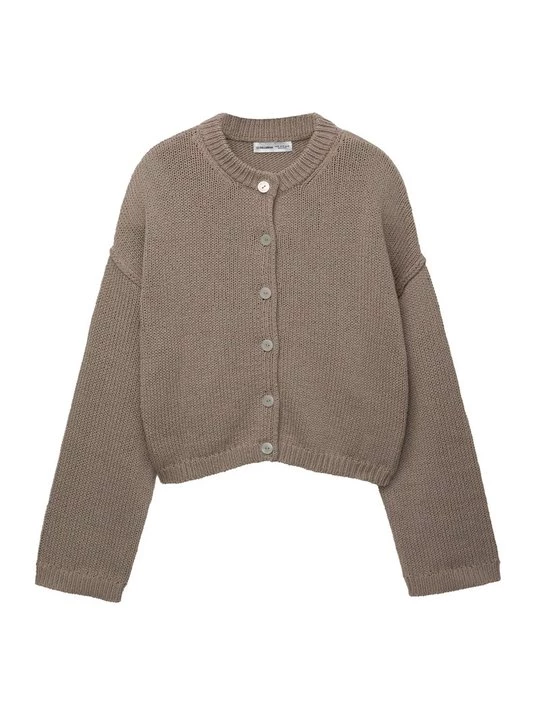Obrázek produktu Kardigan PULL&BEAR tmavě hnědá