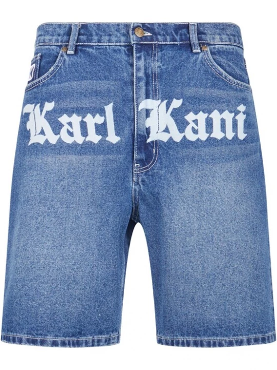 Obrázek produktu Karl Kani Džíny modrá / bílá