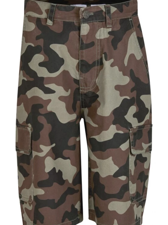 Obrázek produktu Karl Kani Kalhoty čokoládová / khaki / jedle