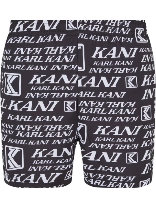 Obrázek produktu Karl Kani Plavecké šortky  černá / bílá