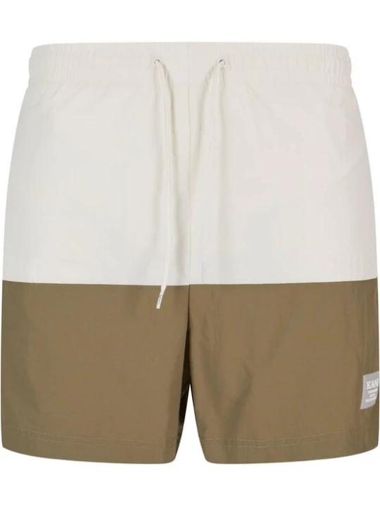 Obrázek produktu Karl Kani Plavecké šortky  olivová / offwhite