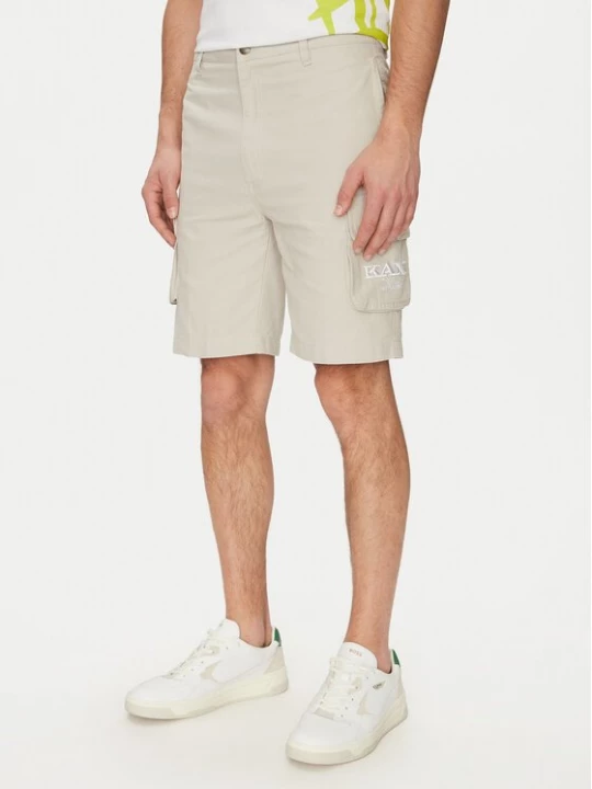 Obrázek produktu Karl Kani Šortky z materiálu Retro Washed 60100045 Bílá Regular Fit
