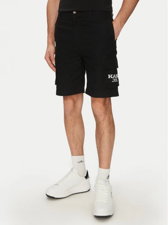 Obrázek produktu Karl Kani Šortky z materiálu Retro Washed 6012261 Černá Regular Fit