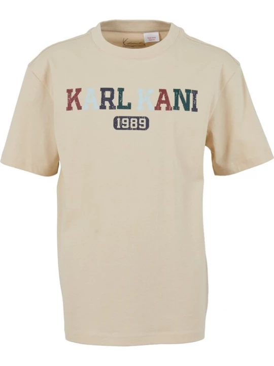 Obrázek produktu Karl Kani Tričko 'College' béžová / marine modrá / světlemodrá / tmavě červená