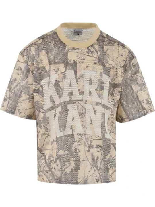 Obrázek produktu Karl Kani Tričko 'Heritage' béžová / mokka / tmavě šedá / offwhite