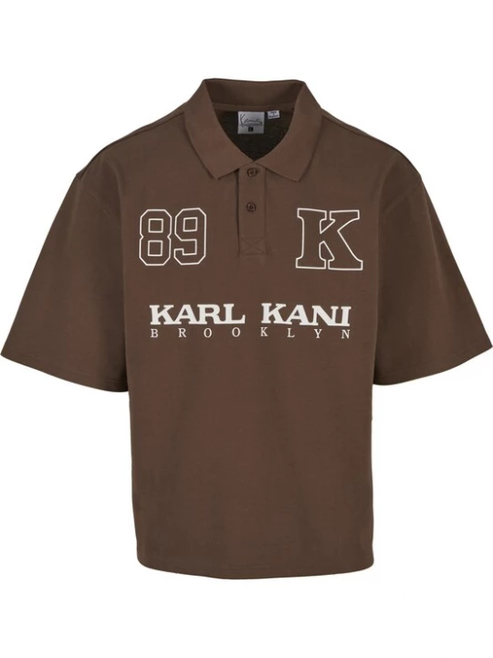 Obrázek produktu Karl Kani Tričko hnědá / bílá