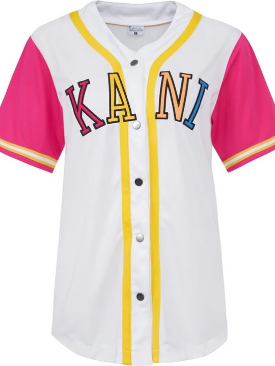 Obrázek produktu Karl Kani Tričko  modrá / oranžová / pink / bílá
