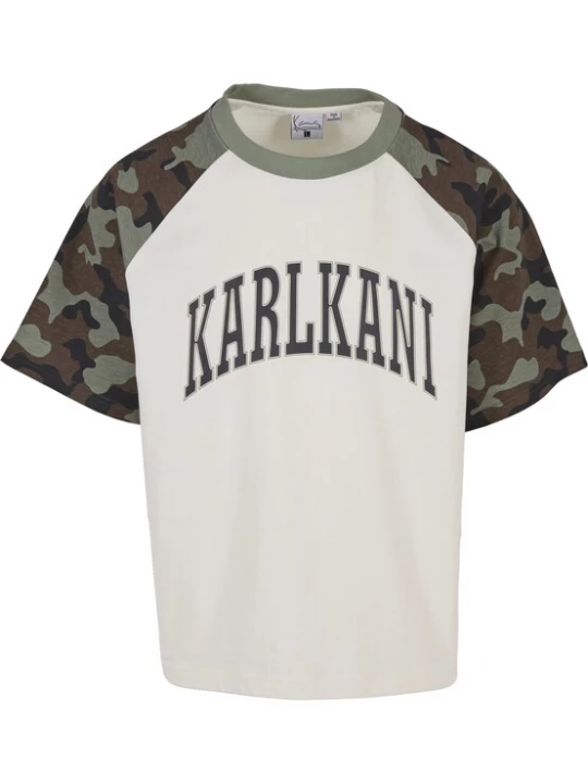 Obrázek produktu Karl Kani Tričko zelená / černá / offwhite