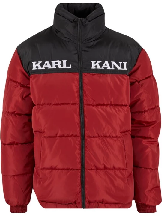Obrázek produktu Karl Kani Zimní bunda 'Essential' tmavě červená / černá / bílá