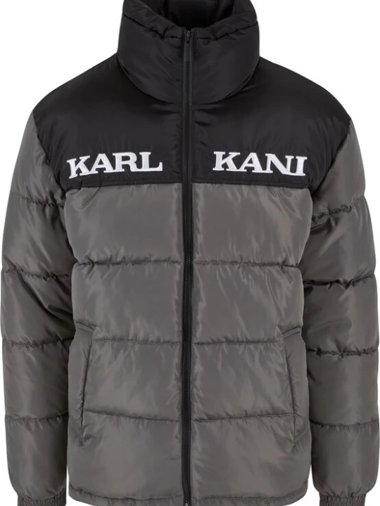 Obrázek produktu Karl Kani Zimní bunda 'Essential'  tmavě šedá / černá / bílá