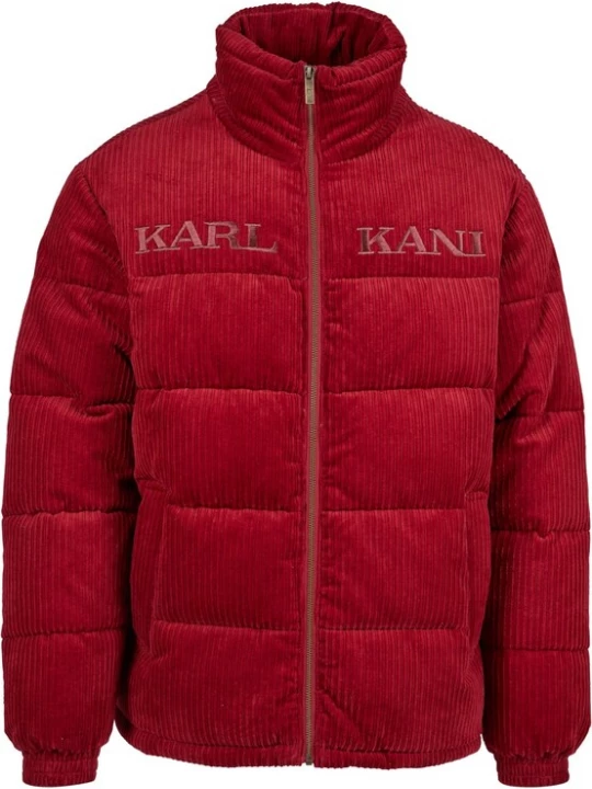 Obrázek produktu Karl Kani Zimní bunda 'Retro Corduroy'  rubínově červená / brusinková
