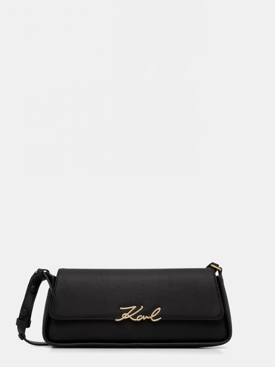 Obrázek produktu Karl Lagerfeld baguette kabelka dámská kožená K/SIGNATURE černá