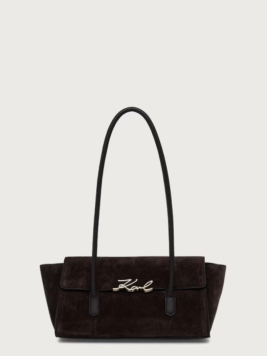 Obrázek produktu Karl Lagerfeld baguette kabelka dámská semišová K / SIGNATURE hnědá