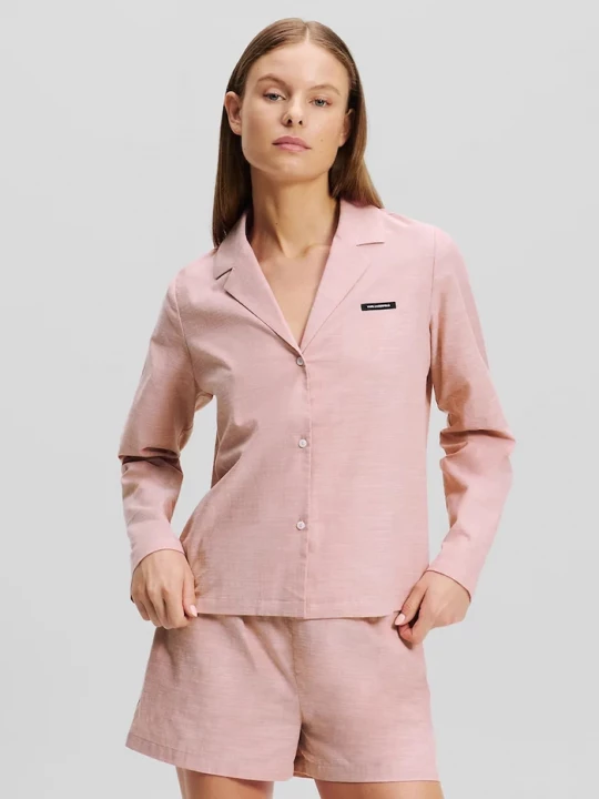 Obrázek produktu Karl Lagerfeld Bavlněné pyžamo Karl Lagerfeld růžová
