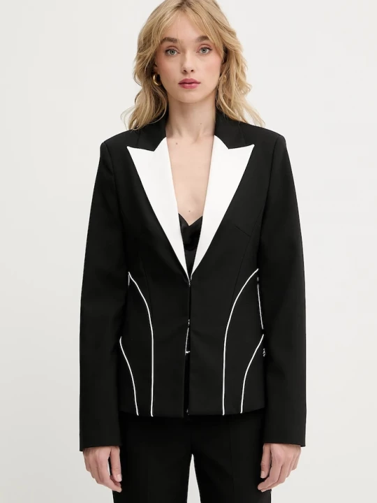 Obrázek produktu Karl Lagerfeld Blazer s příměsí vlny Karl Lagerfeld černá