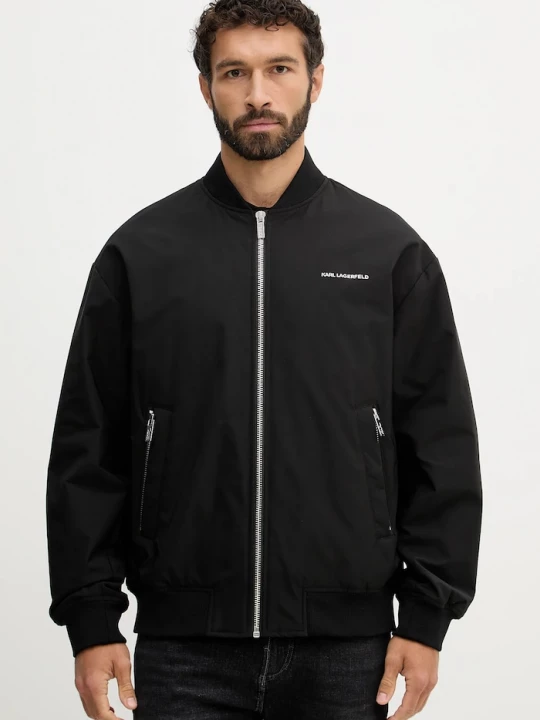 Obrázek produktu Karl Lagerfeld Bomber bunda Karl Lagerfeld černá