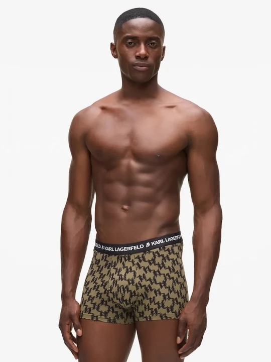 Obrázek produktu Karl Lagerfeld Boxerky a ponožky 2-pack zelená