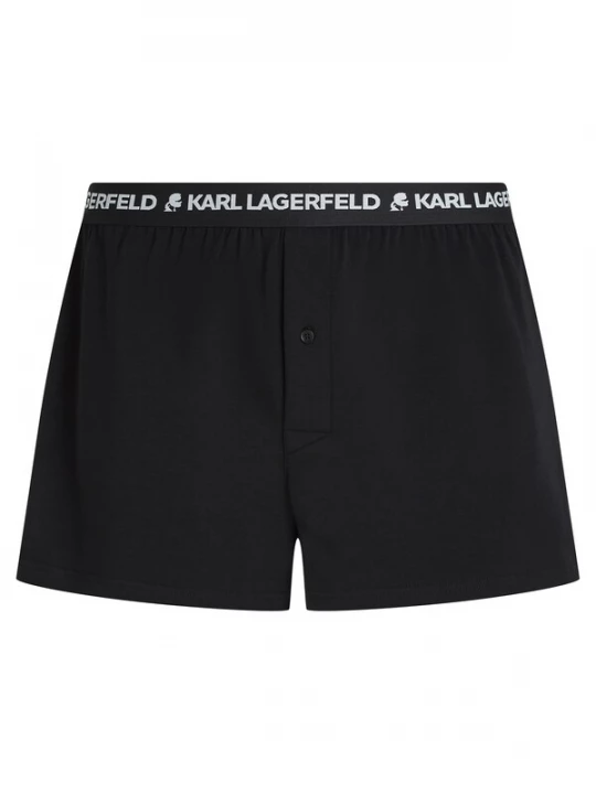 Obrázek produktu Karl Lagerfeld Boxerky černá / přírodní bílá