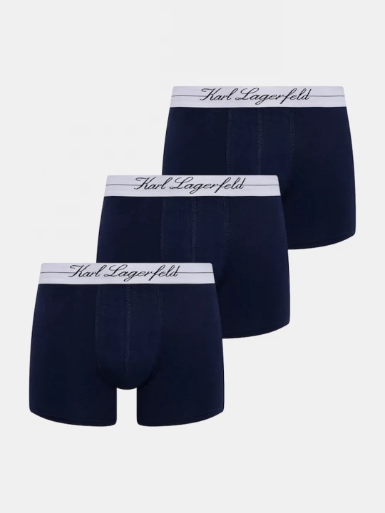 Obrázek produktu Karl Lagerfeld boxerky pánské lyocellem 3-pack námořnická modř
