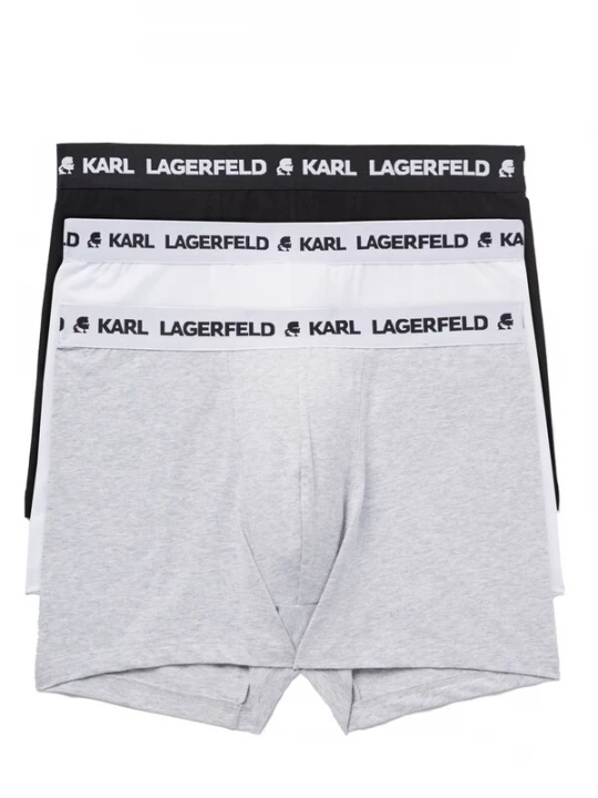 Obrázek produktu Karl Lagerfeld Boxerky šedá / černá / bílá