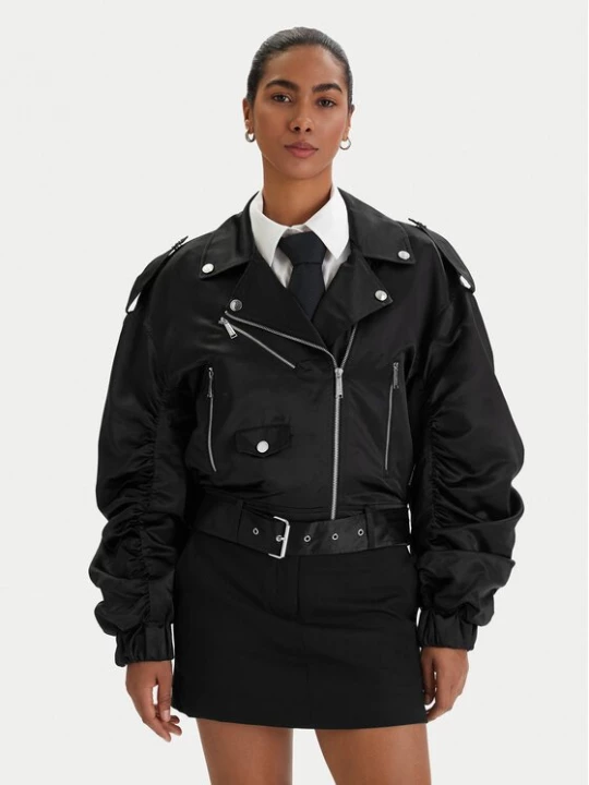 Obrázek produktu KARL LAGERFELD Bunda bomber B1W14002 Černá Relaxed Fit