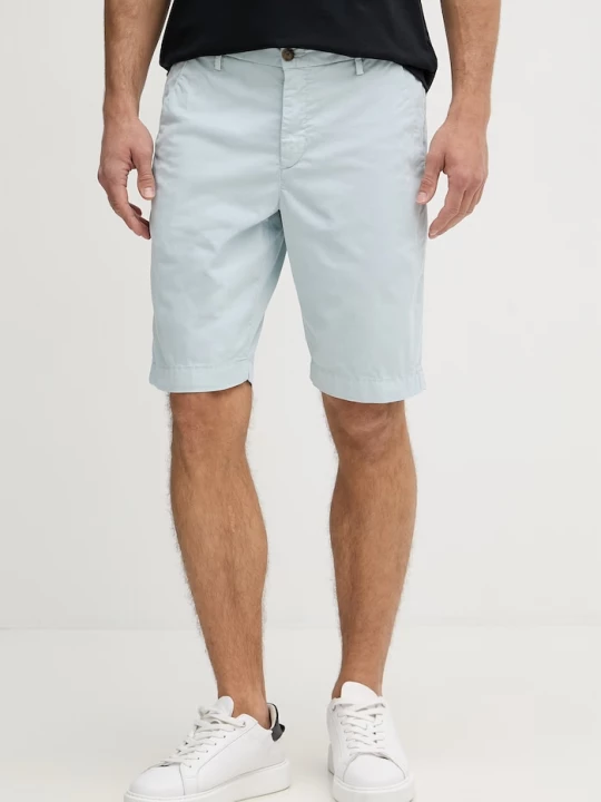 Obrázek produktu Karl Lagerfeld chino šortky pánské bavlněné s elastanem modrá