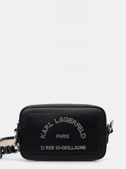 Obrázek produktu Karl Lagerfeld crossbody kabelka dámská kožená černá