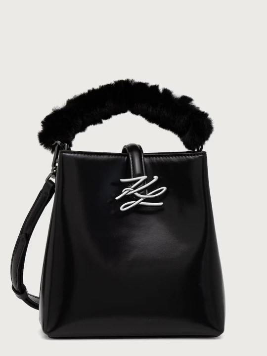 Obrázek produktu Karl Lagerfeld crossbody kabelka dámská kožená K / AUTOGRAPH černá
