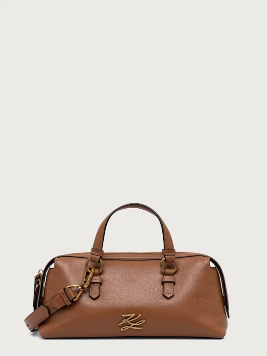 Obrázek produktu Karl Lagerfeld crossbody kabelka dámská kožená K / AUTOGRAPH hnědá