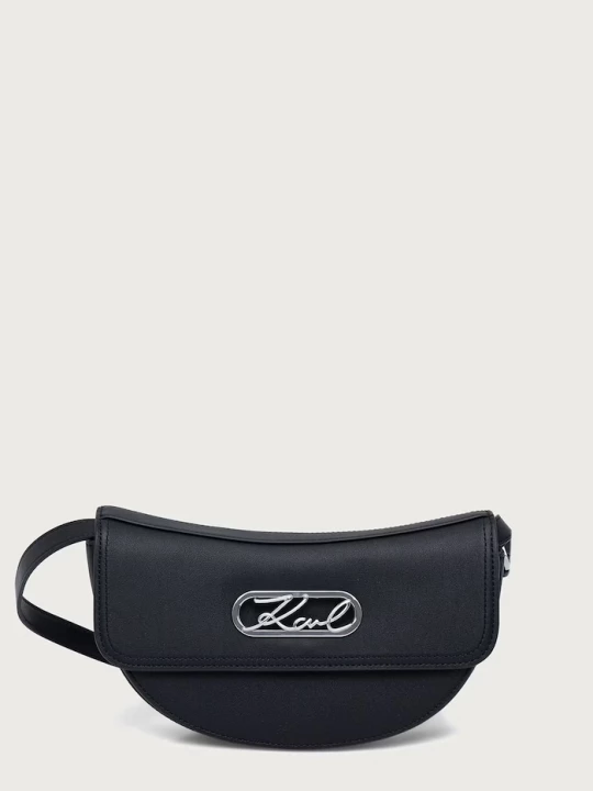 Obrázek produktu Karl Lagerfeld crossbody kabelka dámská kožená K / SIGNATURE černá