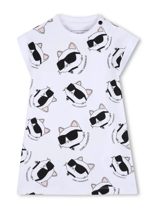 Obrázek produktu Karl Lagerfeld Dětské bavlněné šaty Karl Lagerfeld