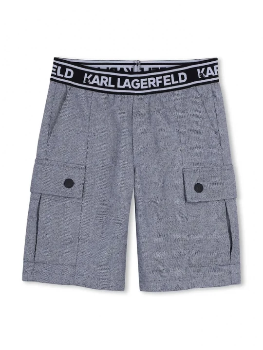 Obrázek produktu Karl Lagerfeld Dětské bavlněné šortky Karl Lagerfeld modrá