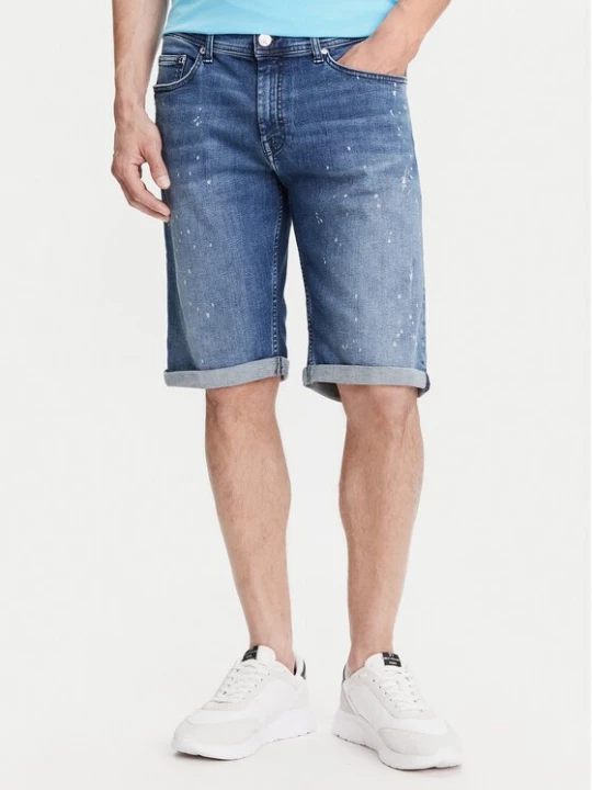 Obrázek produktu KARL LAGERFELD Džínové šortky 265820 552832 Tmavomodrá Regular Fit