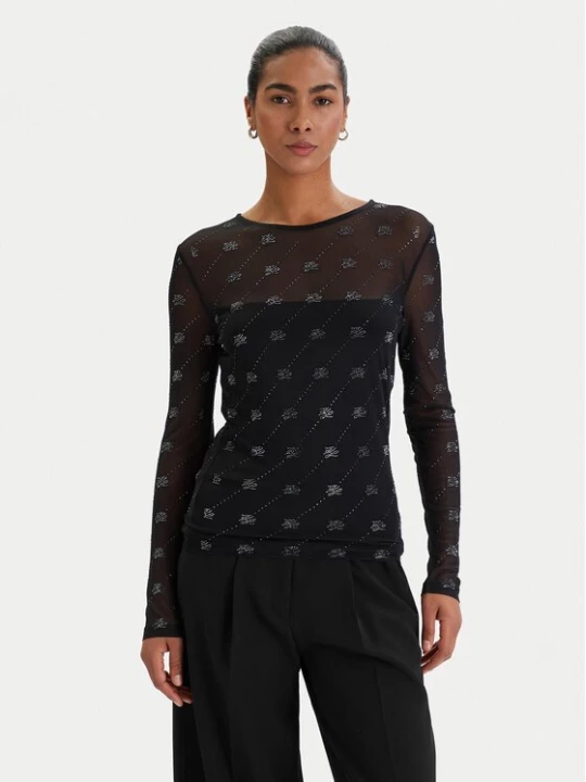 Obrázek produktu KARL LAGERFELD Halenka B1W17024 Černá Slim Fit