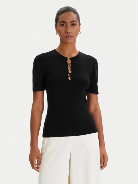 Obrázek produktu KARL LAGERFELD Halenka B1W18014 Černá Slim Fit