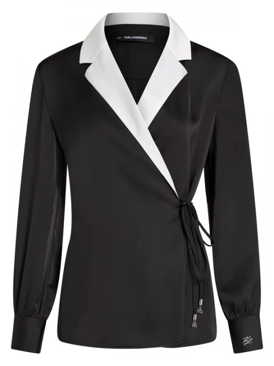 Obrázek produktu Karl Lagerfeld Halenka černá / bílá