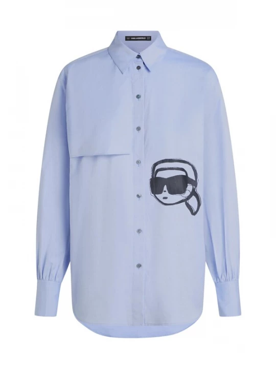 Obrázek produktu Karl Lagerfeld Halenka světlemodrá / černá