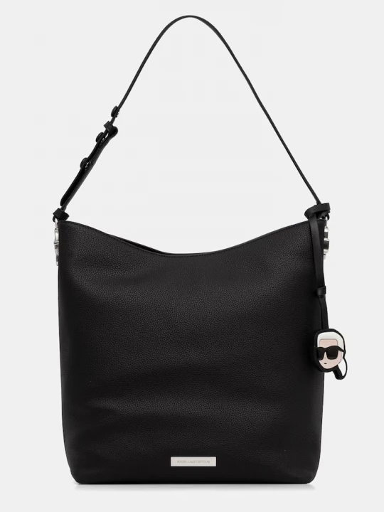 Obrázek produktu Karl Lagerfeld hobo kabelka dámská z imitace kůže IKON černá
