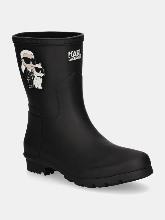 Obrázek produktu Karl Lagerfeld Holínky Karl Lagerfeld KALOSH černá
