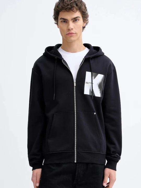 Obrázek produktu Karl Lagerfeld Jeans Bavlněná mikina černá