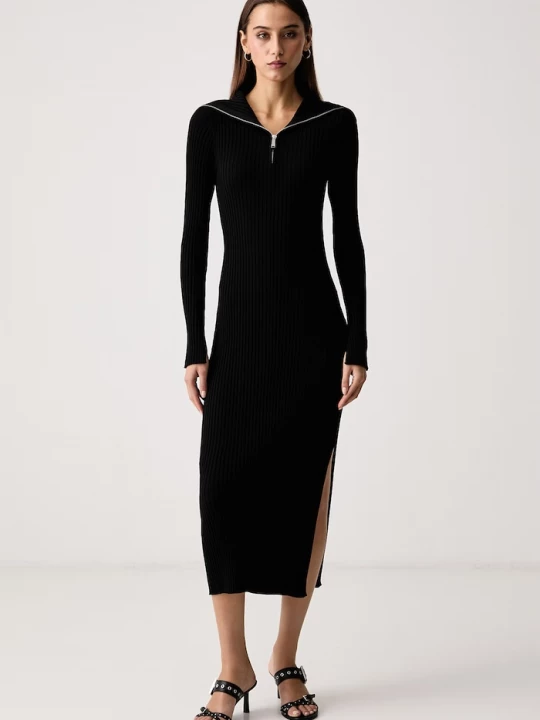 Obrázek produktu Karl Lagerfeld Jeans bodycon šaty s viskózou černá