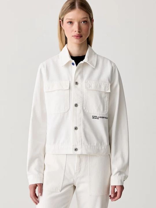 Obrázek produktu Karl Lagerfeld Jeans bunda dámská džínová béžová