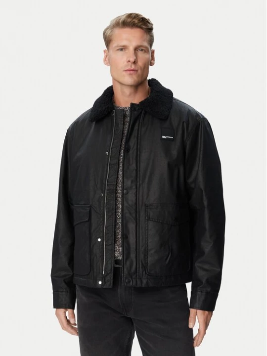 Obrázek produktu Karl Lagerfeld Jeans Bunda pro přechodné období B4M14022 Černá Relaxed Fit