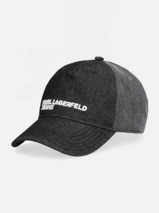 Obrázek produktu Karl Lagerfeld Jeans Džínová baseballová čepice Karl Lagerfeld Jeans šedá
