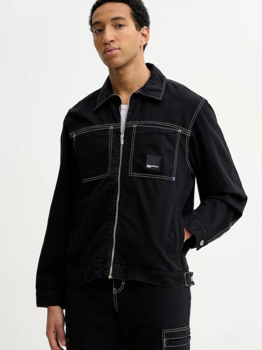 Obrázek produktu Karl Lagerfeld Jeans Džínová bunda Karl Lagerfeld Jeans černá