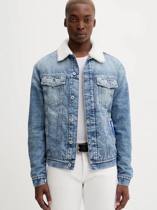 Obrázek produktu Karl Lagerfeld Jeans Džínová bunda Karl Lagerfeld Jeans modrá