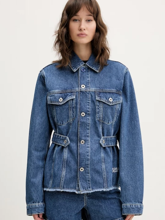 Obrázek produktu Karl Lagerfeld Jeans Džínová bunda Karl Lagerfeld Jeans modrá
