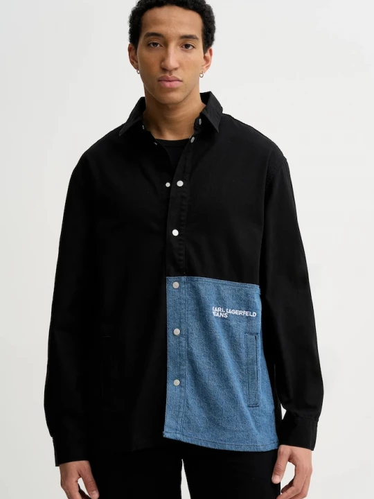 Obrázek produktu Karl Lagerfeld Jeans Džínová košile Karl Lagerfeld Jeans černá
