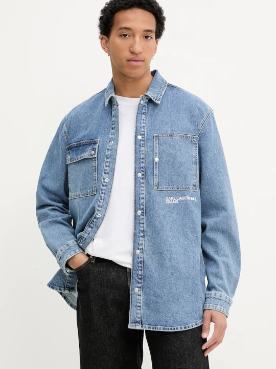 Obrázek produktu Karl Lagerfeld Jeans Džínová košile Karl Lagerfeld Jeans modrá